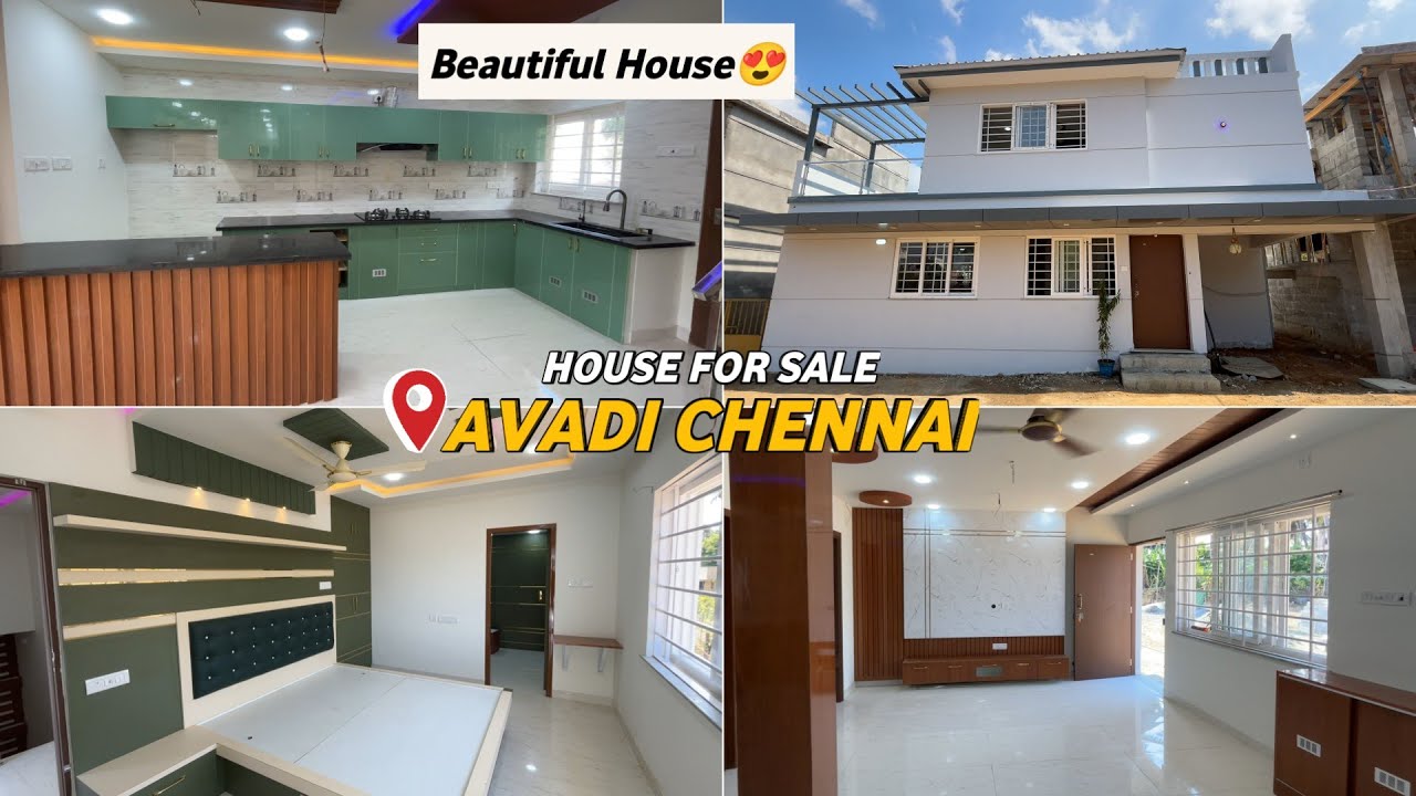 58Lakhs/-😱ஆவடியில் அழகிய தனி வீடு விற்பனைக்கு😍House for sale in Chennai Avadi💥Location & contact📍