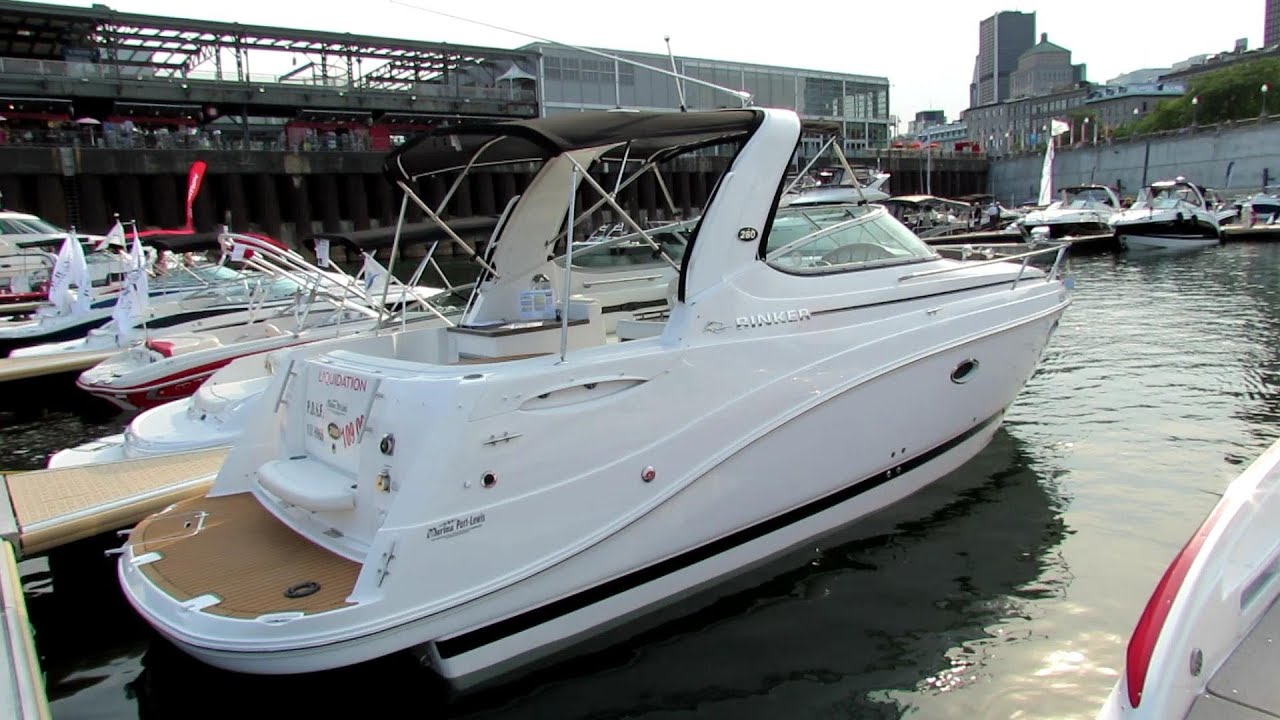 2011 Rinker Express Cruiser 280 EC Motor Boat - Exterior and Interior - Montreal In-water Boat Show
