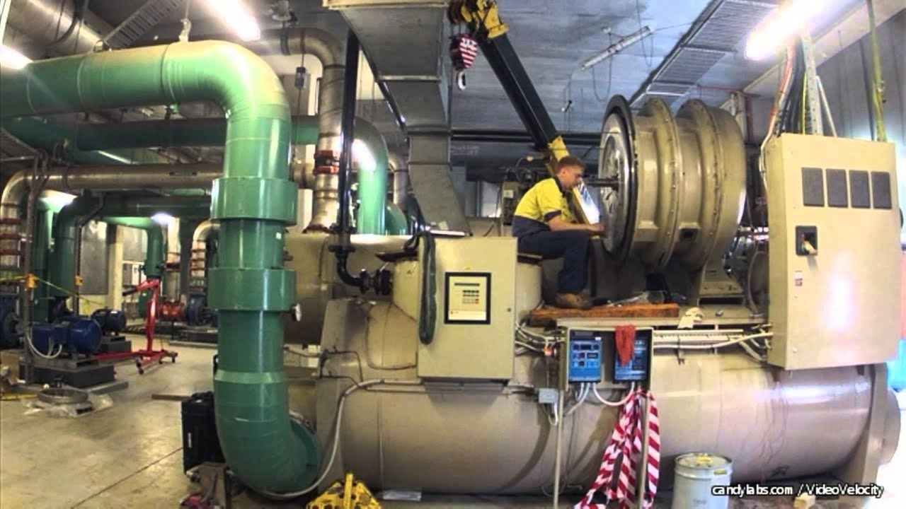 trane chiller rebuild