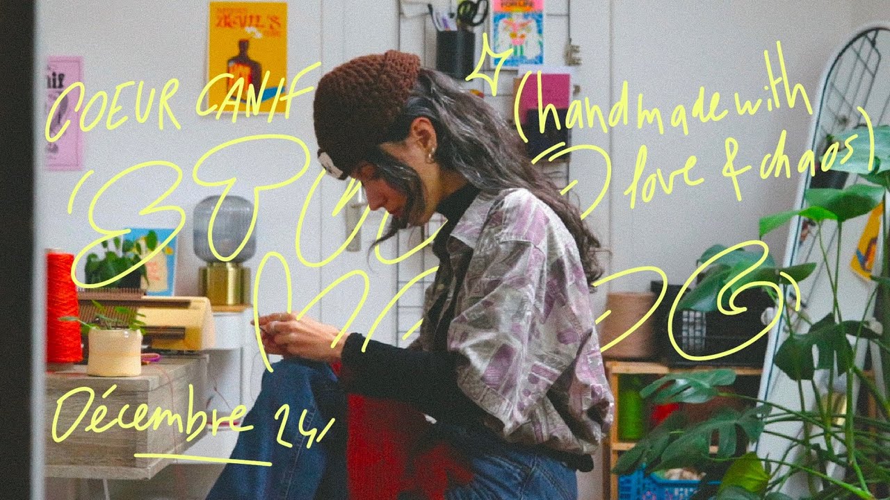 Tricot chaotique, DIY freestyle & illu' de rageuse - Studio vlog