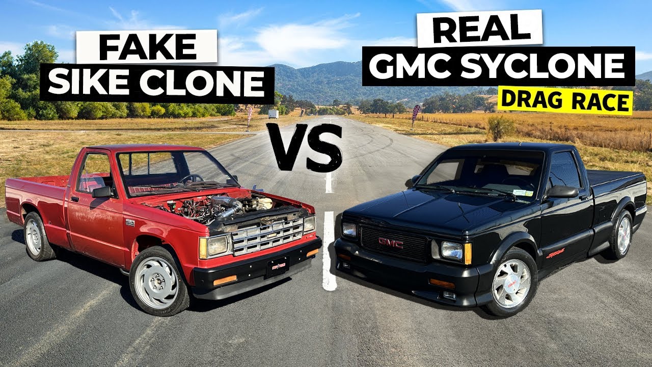 We race Tony Angelo's SikeClone with a REAL GMC SYCLONE