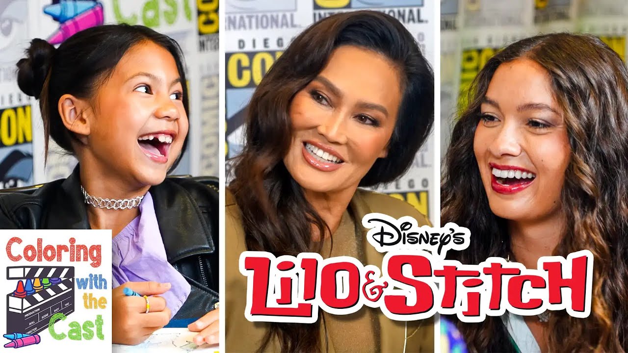 Coloring with the Cast - S7E6 - Lilo & Stitch