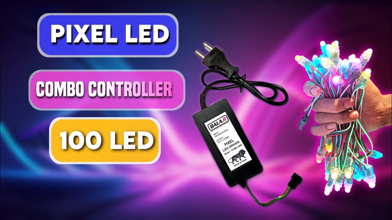 ws2811 RGB Pixel With 100 Led Combo Controller | Best Price Available | 
