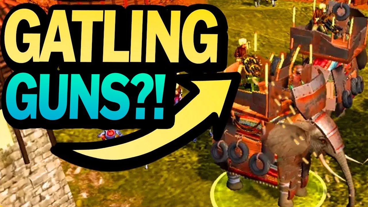 Gatling Guns On Elephants Are ACTUALLY Crazy!! - War Selection