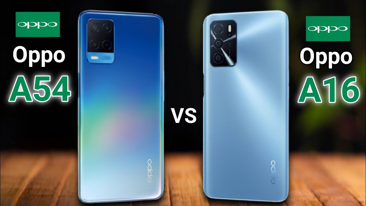 OPPO A54 vs OPPO A16 | Comparasi, harga dan spesifkasi