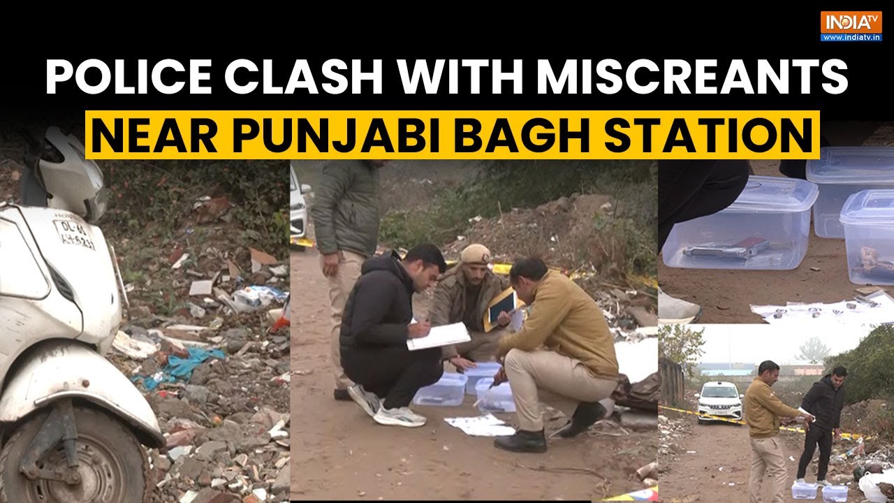 Delhi Police Engage in Encounter with Miscreants Near Punjabi Bagh
