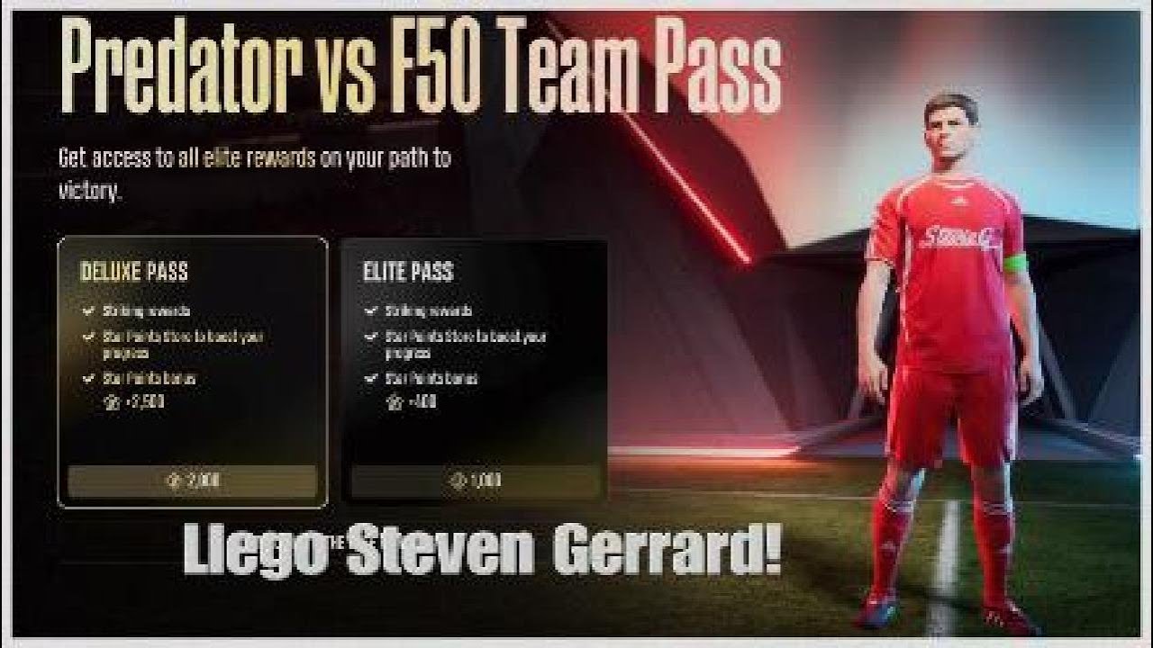 UFL - Steven Gerrard Team Pass.