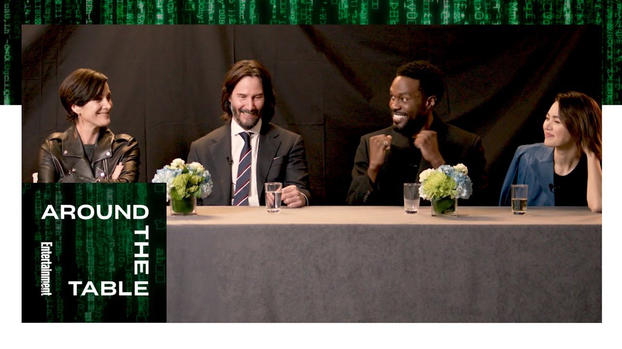 ‘Matrix Resurrections’ Stars Recall Meeting Keanu Reeves & Carries-Anne Moss | Entertainment Weekly