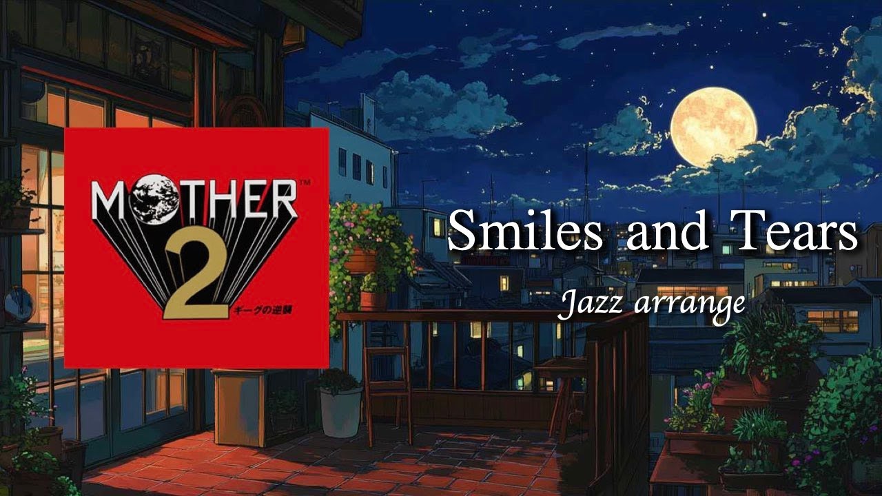 【EarthBound Piano🎹】Smiles and Tears (Jazz Arrange + Rain Sounds)