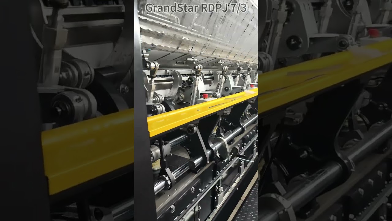 GrandStar Wireless RDPJ 7/3 Double Jacquard Raschel Warp Knitting Machine