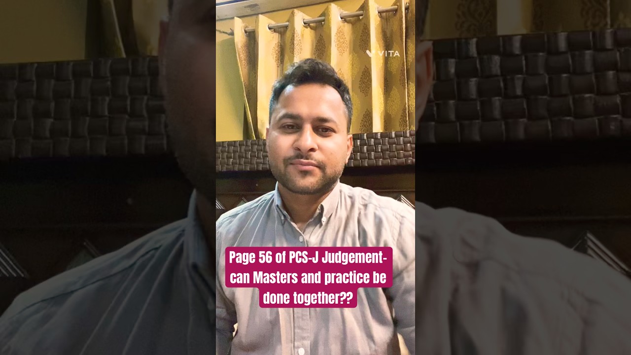 Can you do LLM and Practice together after the latest judgement #youtubeshorts #ytshorts #youtube
