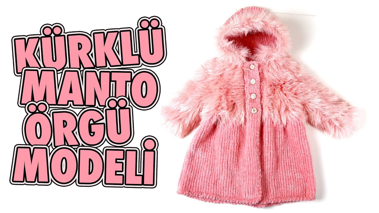Kürklü Örgü Elbise Modeli - Adım Adım Detaylı Anlatım