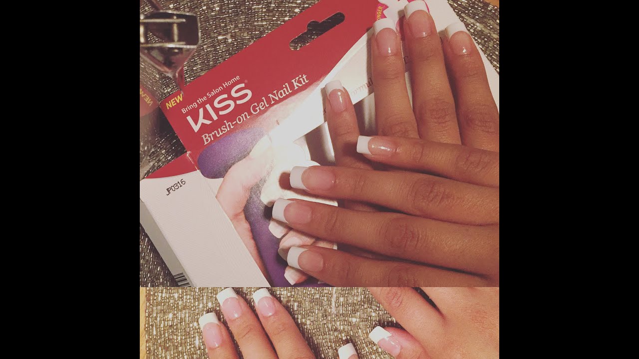 como aplico+reseña de  uñas en gel de kiss brus-on gel nail kit #nails #uñas #kiss #belleza #diy