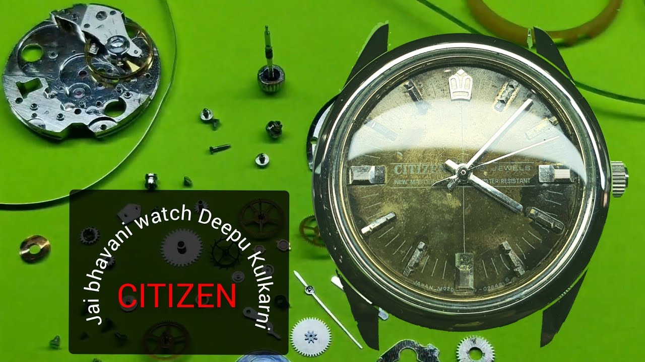 CITIZEN WATCH SERVICING (vintage watch)