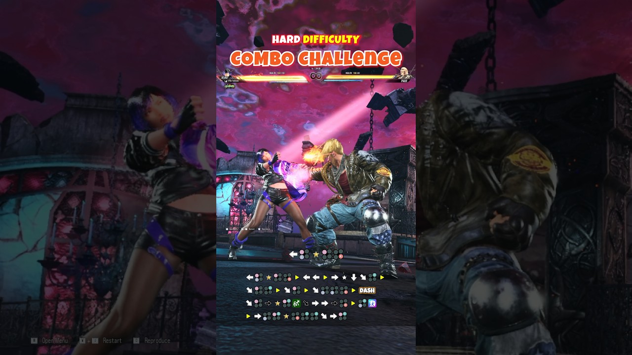 Reina - Counter Attack Launcher #tekken8 #reinamishima