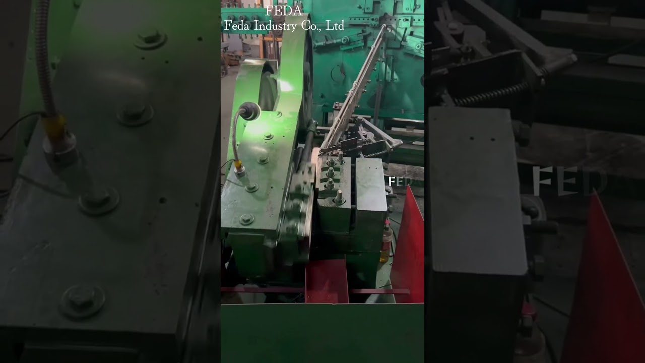 FD-206H Auto thread rolling machine for eyebolts, can be used with bending machine.#machine #cnc