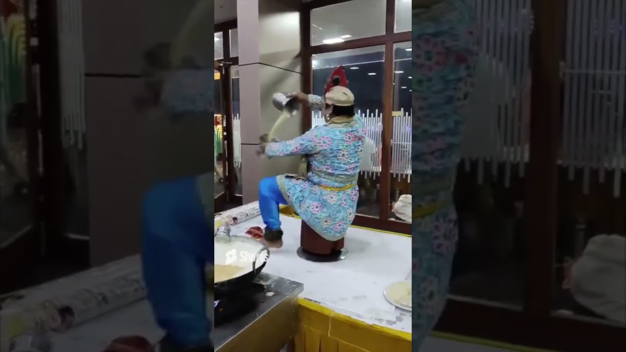 சுழல் முறை பாதாம் பால்: Novel way to mix Badam Milk #shorts #badam #rajasthani #funnyvideo