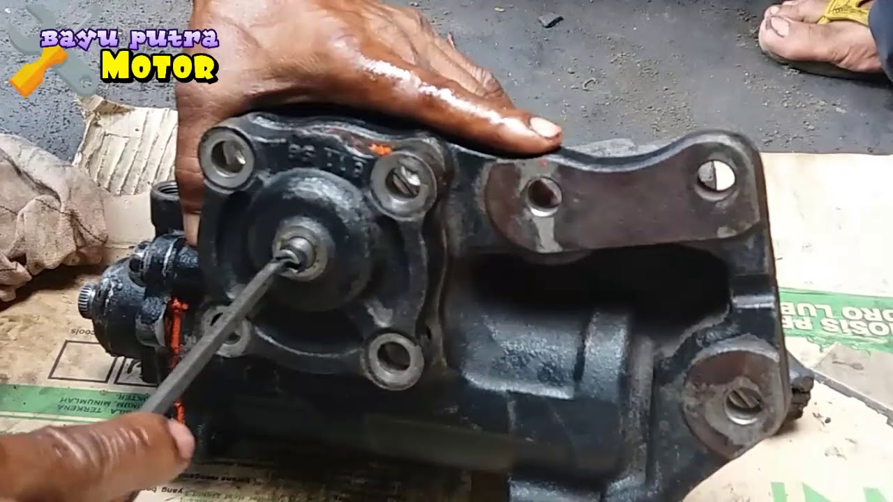 SERVICE WORM POWER SETEERING CANTER TURBO PS125 MENGATASI SETIR BERAT & BOCOR OLI#Bayu putra motor