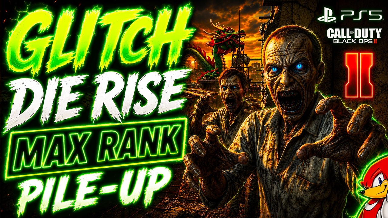 BO2 ZOMBIES BEST GLITCH EASY SOLO/SQUAD! DIE RISE! MAX RANK! BO2 PORT GLITCHES