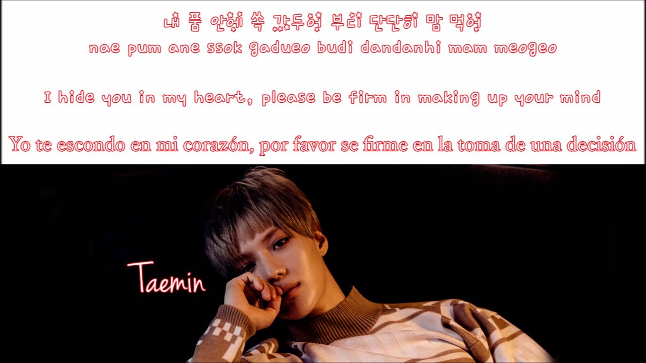 TAEMIN (태민) – GUESS WHO - Lyrics + Sub Esp + Eng Sub