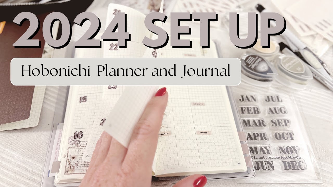 2024 Planner and Journal Set Up | Hobonichi Weeks Mega