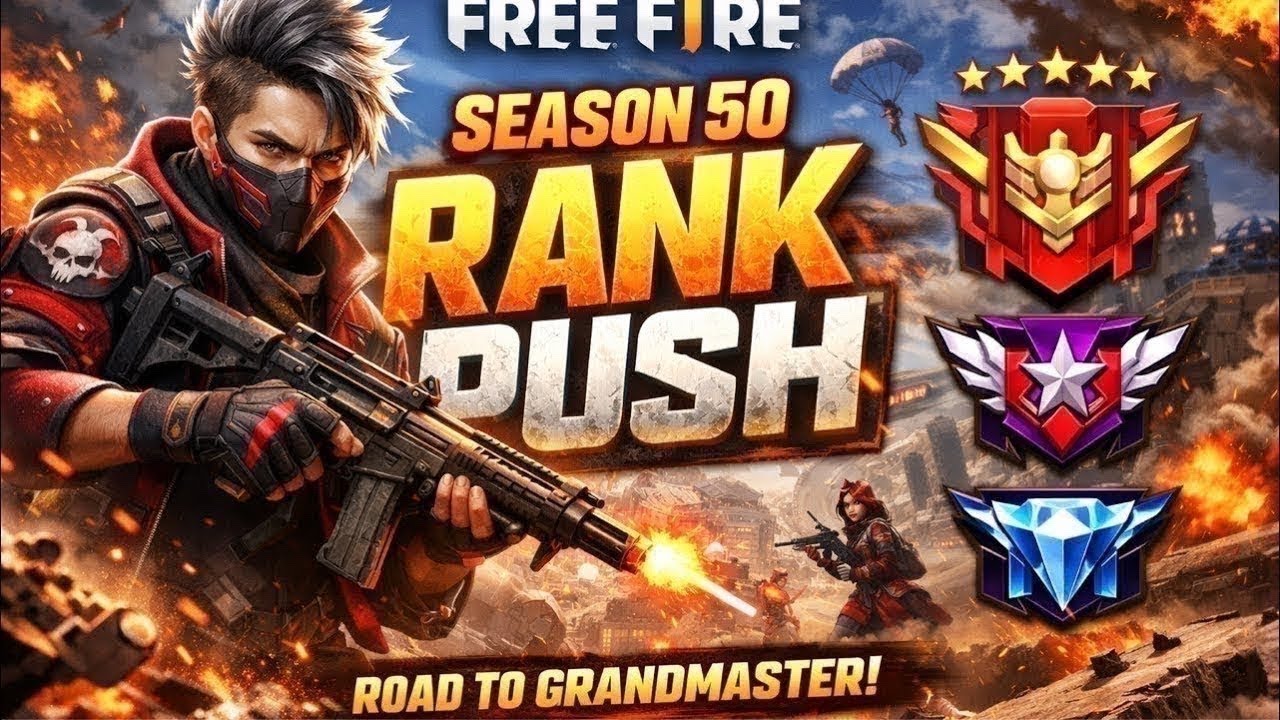 New season rank push grandmaster🔥 br ranked👆