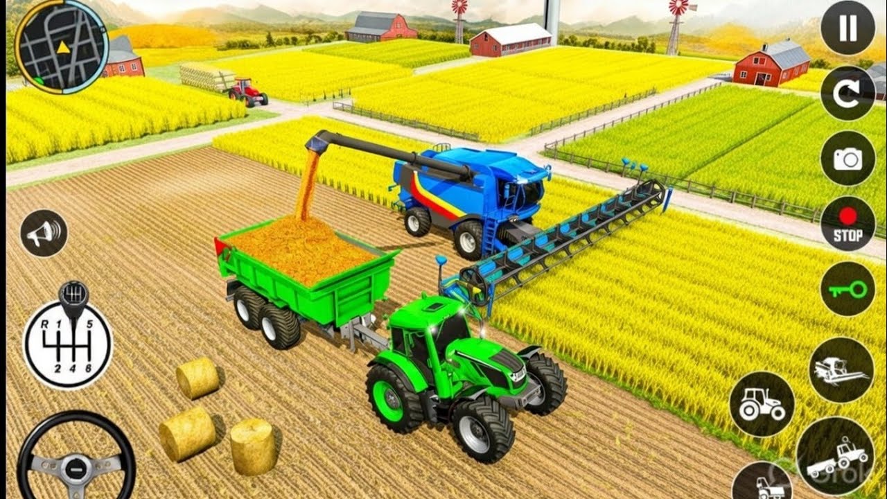 Modern Tractor Farming Driving Simulator Game 2026 🚜 | Seeding & Irrigation Gameplay |  Tractor Game