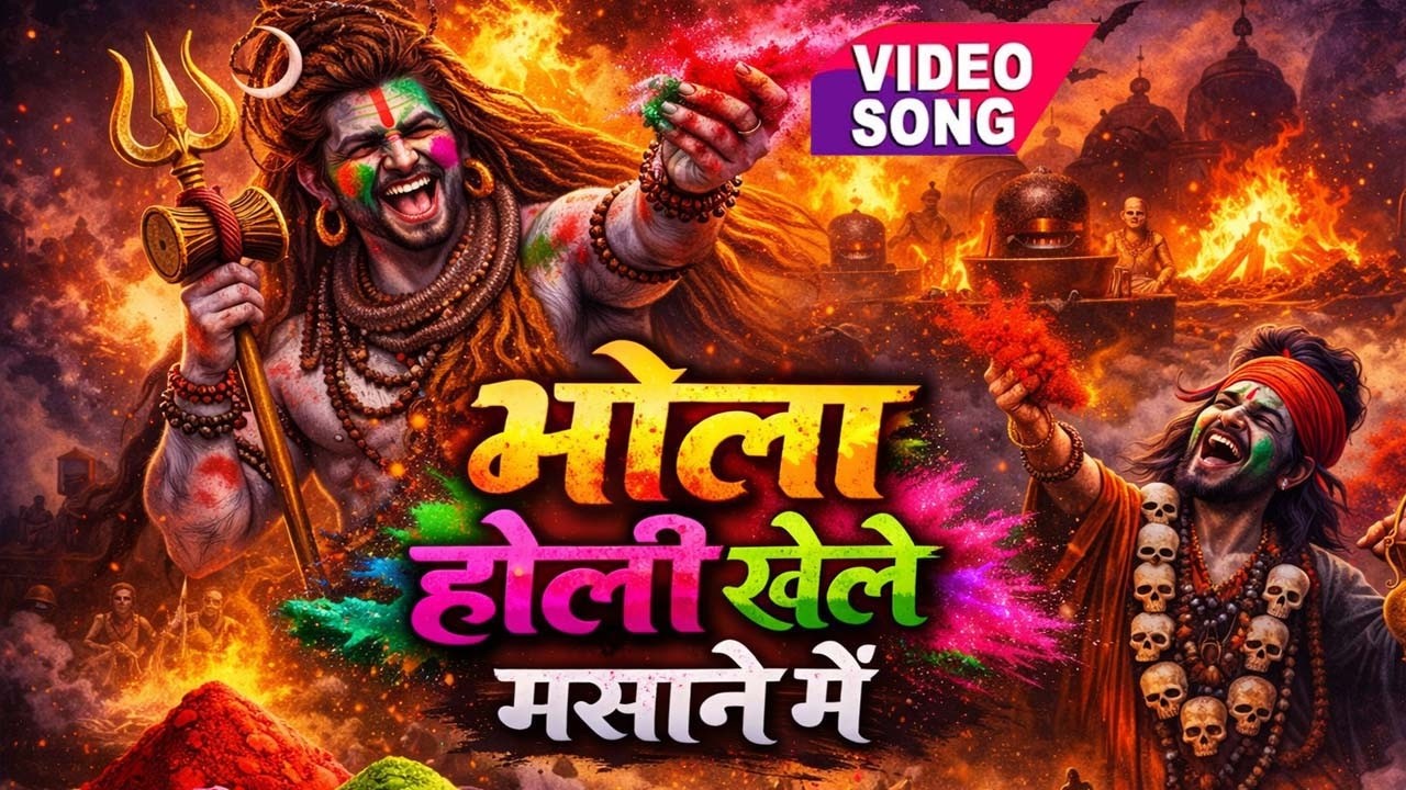 भोला होली खेले मसाने में | Bhola Holi Khele Masane Me | Shiv Holi Bhajan 2026 | Holi Gana