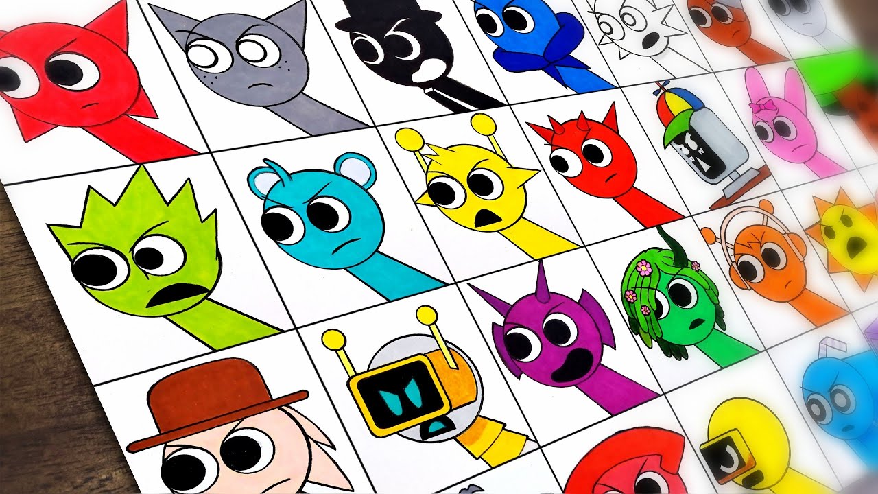 Рисунок Incredibox Sprunki Corruption Compilation