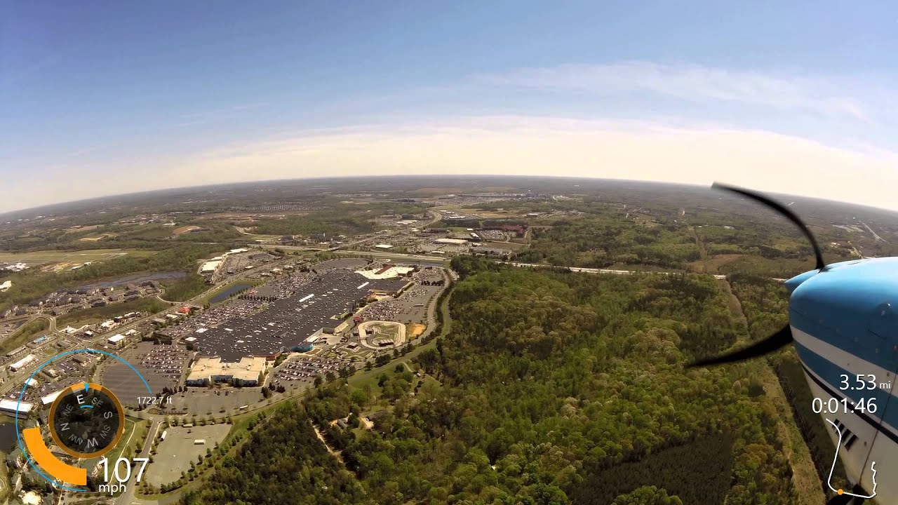 Landing JQF Concord Regional