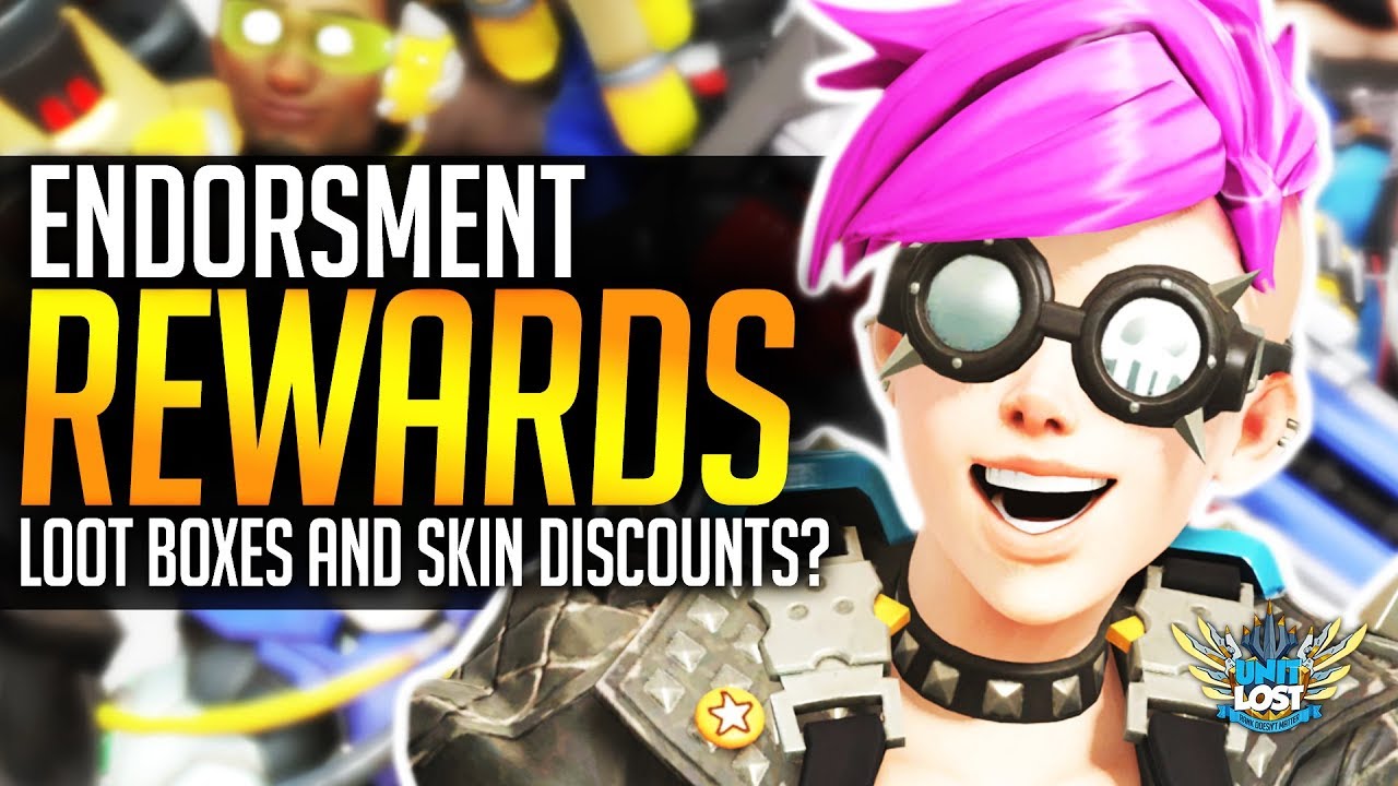 Overwatch - Endorsement REWARDS - Loot Boxes and Skin Discounts?