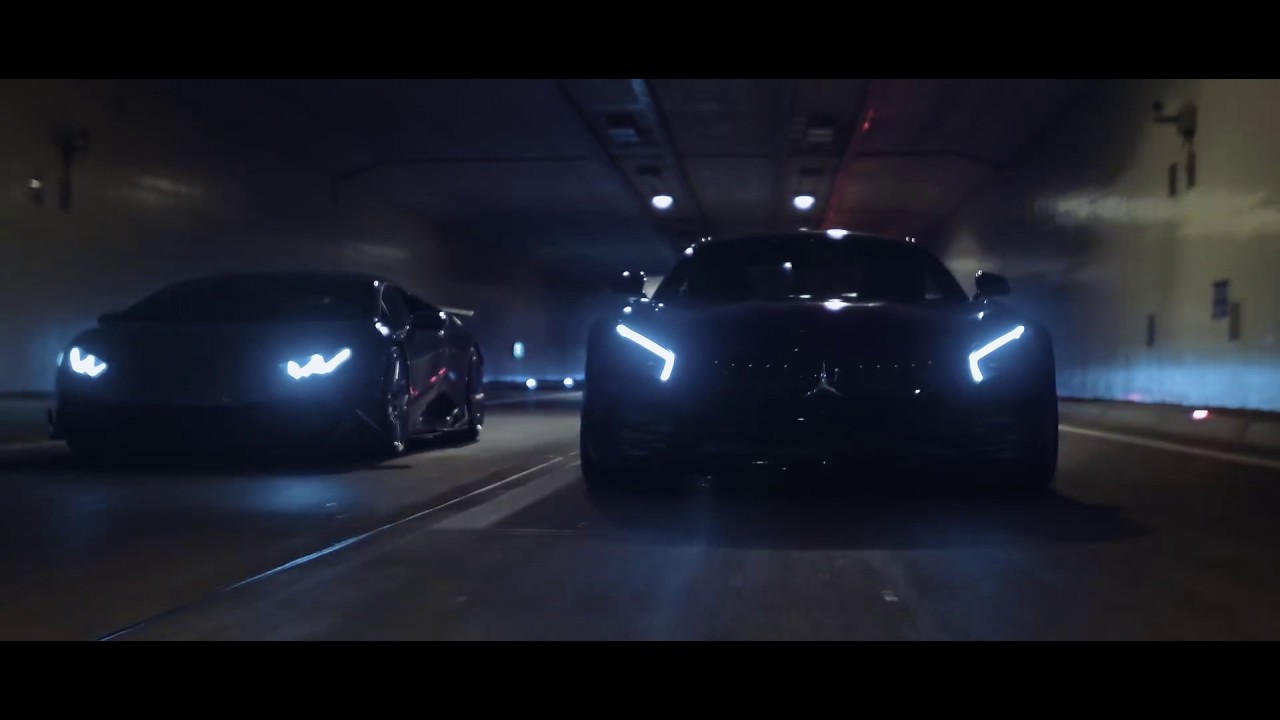 AMG GT-R vs. HURACAN RACING COUGHT BY POLICE !!