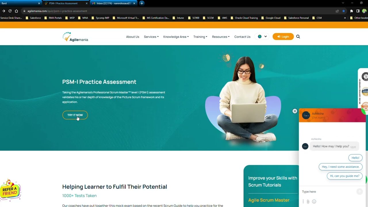 Scrum Master Certifications Practice Test Live #csm #psm #practicetest