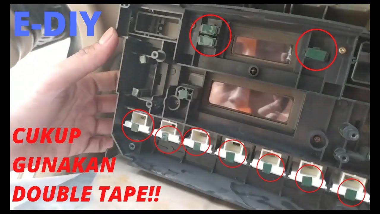 CARA MEMPERBAIKI TOMBOL PANEL AC TOYOTA COROLLA ALTIS TH 2002 YANG SULIT DIPENCET !!!
