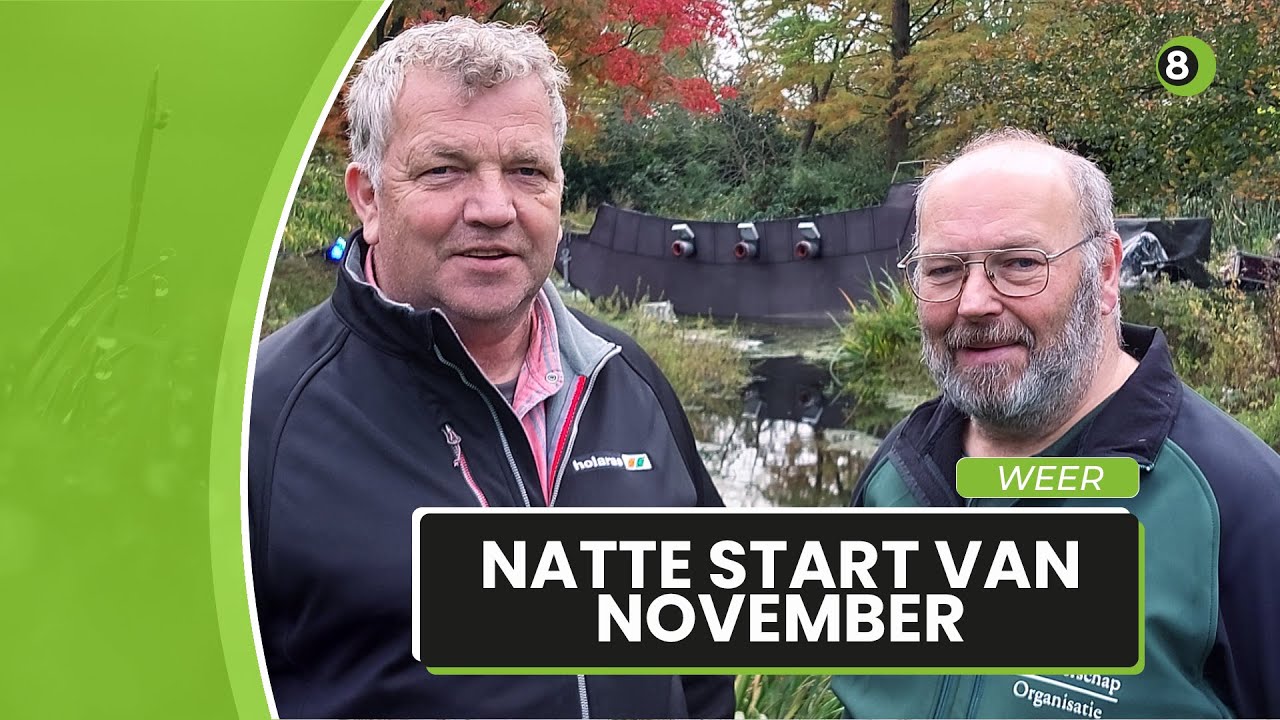 Weerboer Gerrit voorspelt een natte aftrap van de maand november in Megchelen