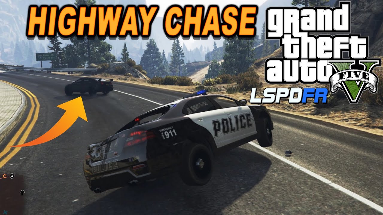 GTA V LSPDFR HIGHWAY PATROL | ARMOURED CAR POLICE CHASE !