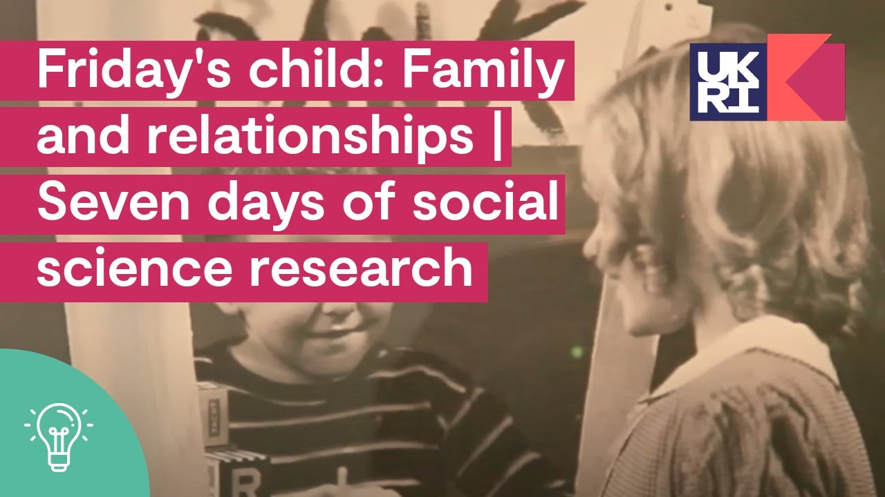 Friday's child: Family and relationships | Seven days of social science research