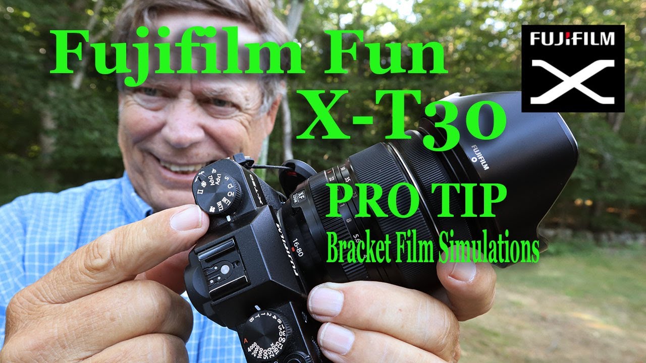 Fuji X-T30 PRO TIP film sim bracket