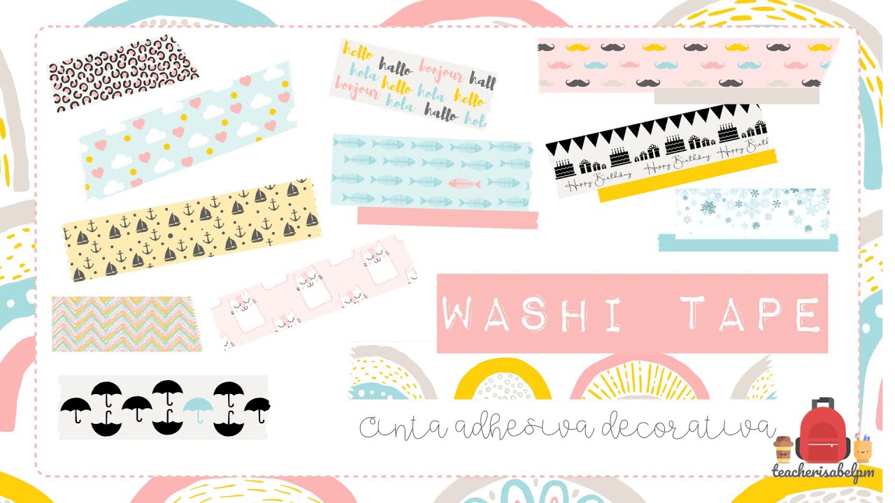 Pegatinas digitales 2: WASHI-TAPE.