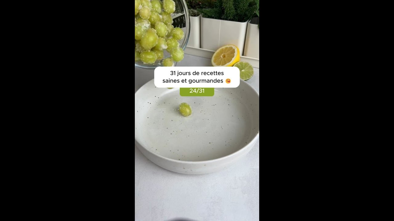 31 jours de recettes saines et gourmandes (24/31) : Bonbons acidul&eacute;s au raisin 🍇🍋