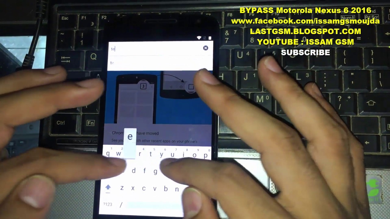 Motorola Nexus 6 BYPASS GOOGLE ACCOUNT REMOVE FRP 2016