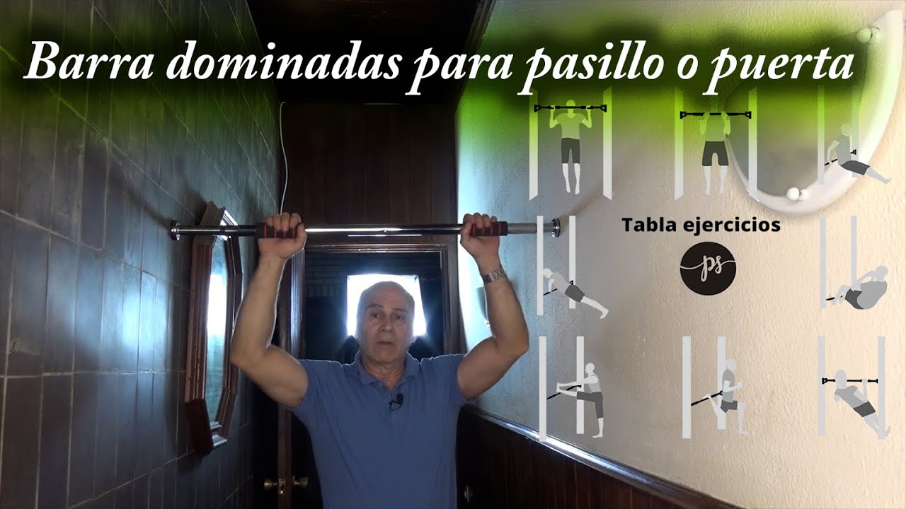 Barra dominadas para puerta o pasillo