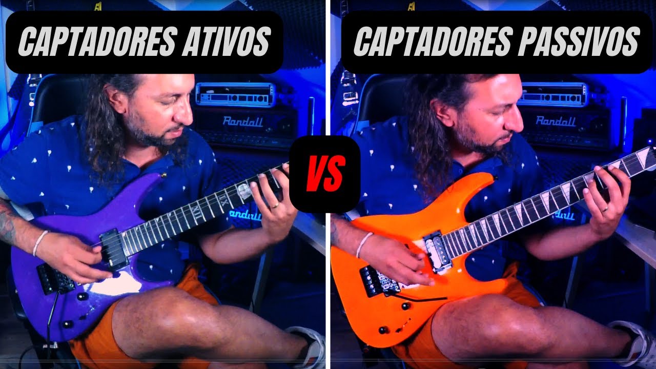 Diferenças Entre Captadores de Guitarra Ativos e Captadores de Guitarra Passivos