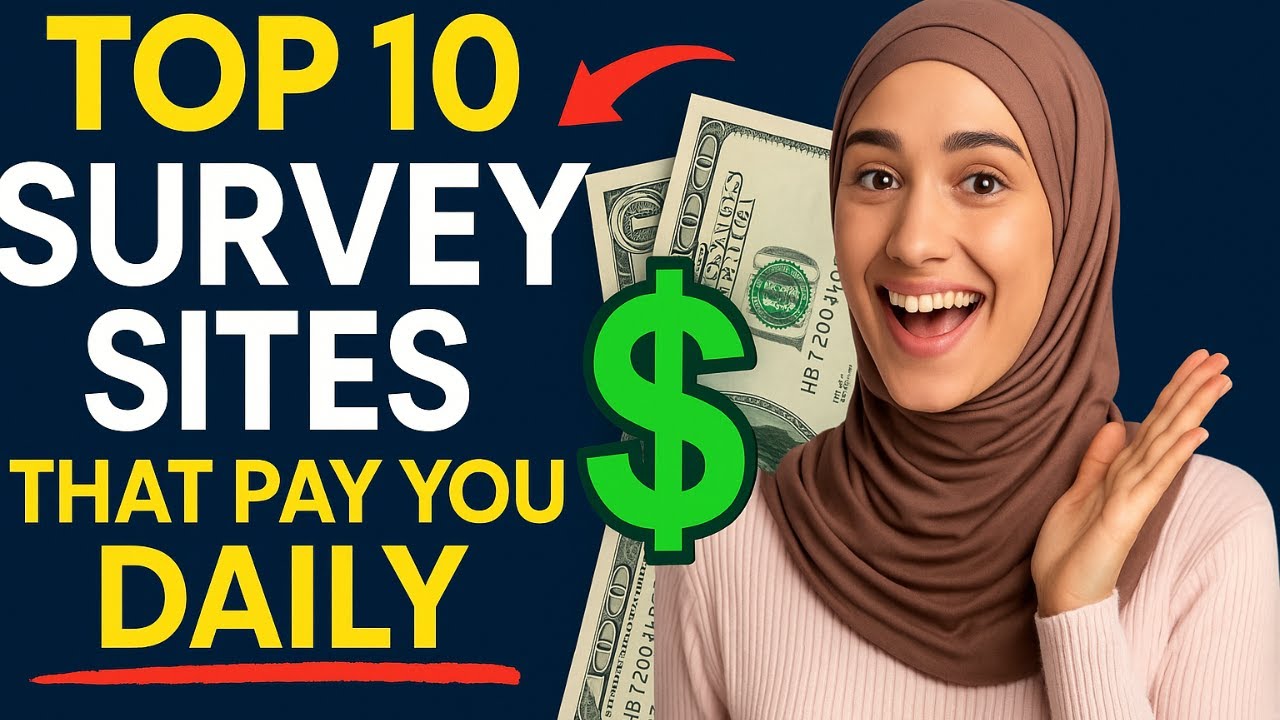 Top 10 Survey Sites Paying DAILY in 2026 💸 (Legit & Easy!)