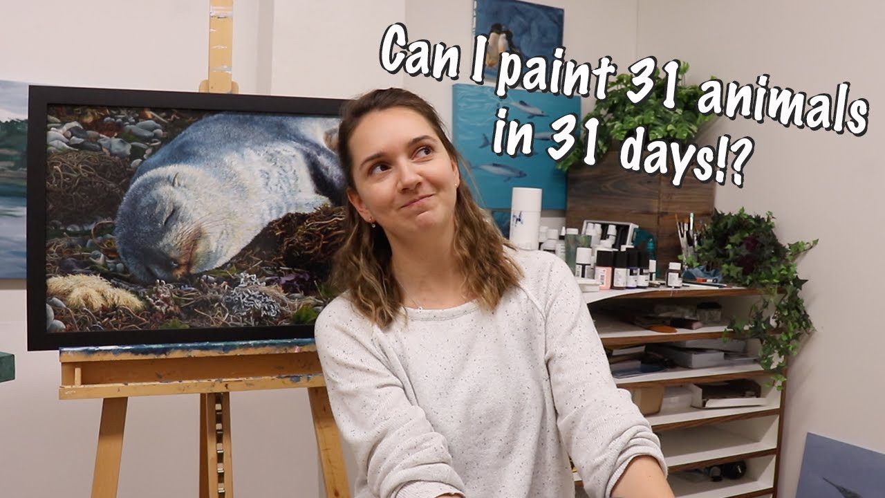 Can I Paint 31 Animals in 31 Days!? Marine Biologist Turned Artist