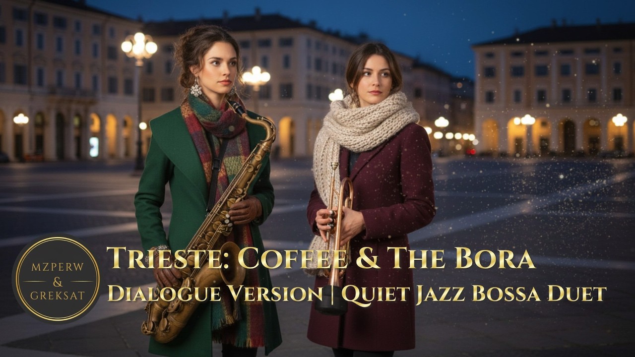 Trieste: Coffee & The Bora — Dialogue Version | Quiet Jazz Bossa Duet