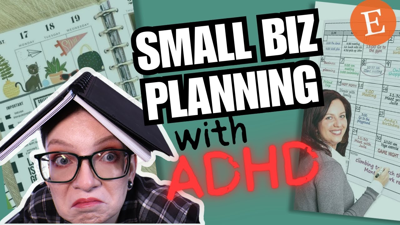 How I Plan & Schedule My Biz with ADHD (what I *actually* use) | Type Nine Studio