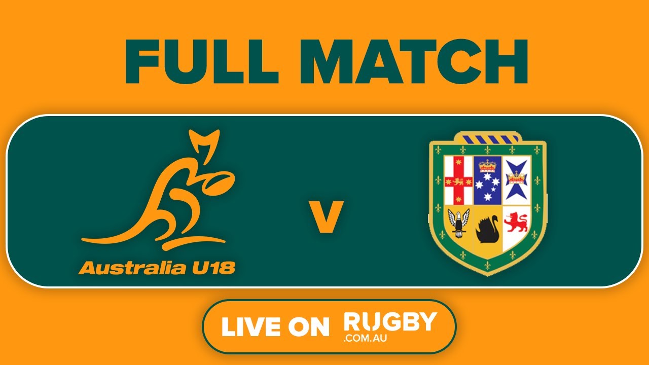 FULL MATCH: Australia U18 v Australian Schoolboys XV | 2025