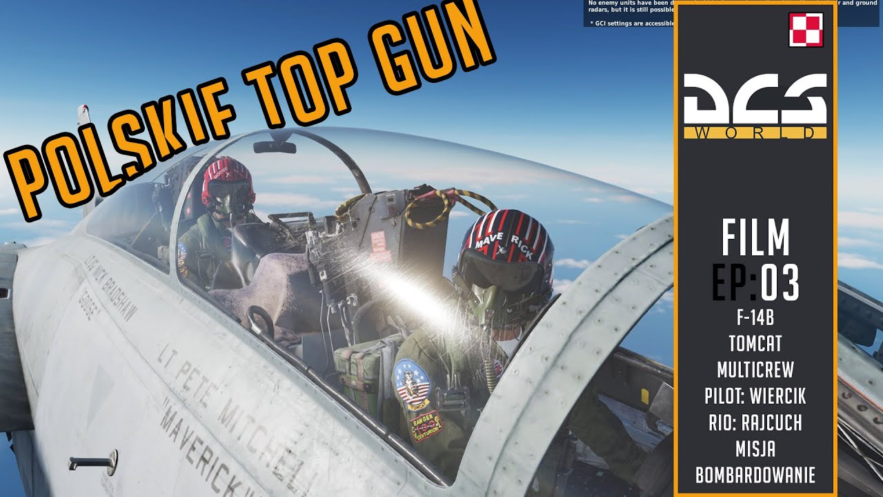 Polski TOP GUN | Multicrew #dcs #dcsworldgameplay #f14
