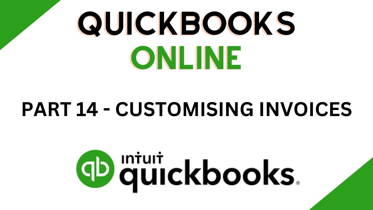Как настроить счета-фактуры продаж — Основы QuickBooks Online — Часть 14
